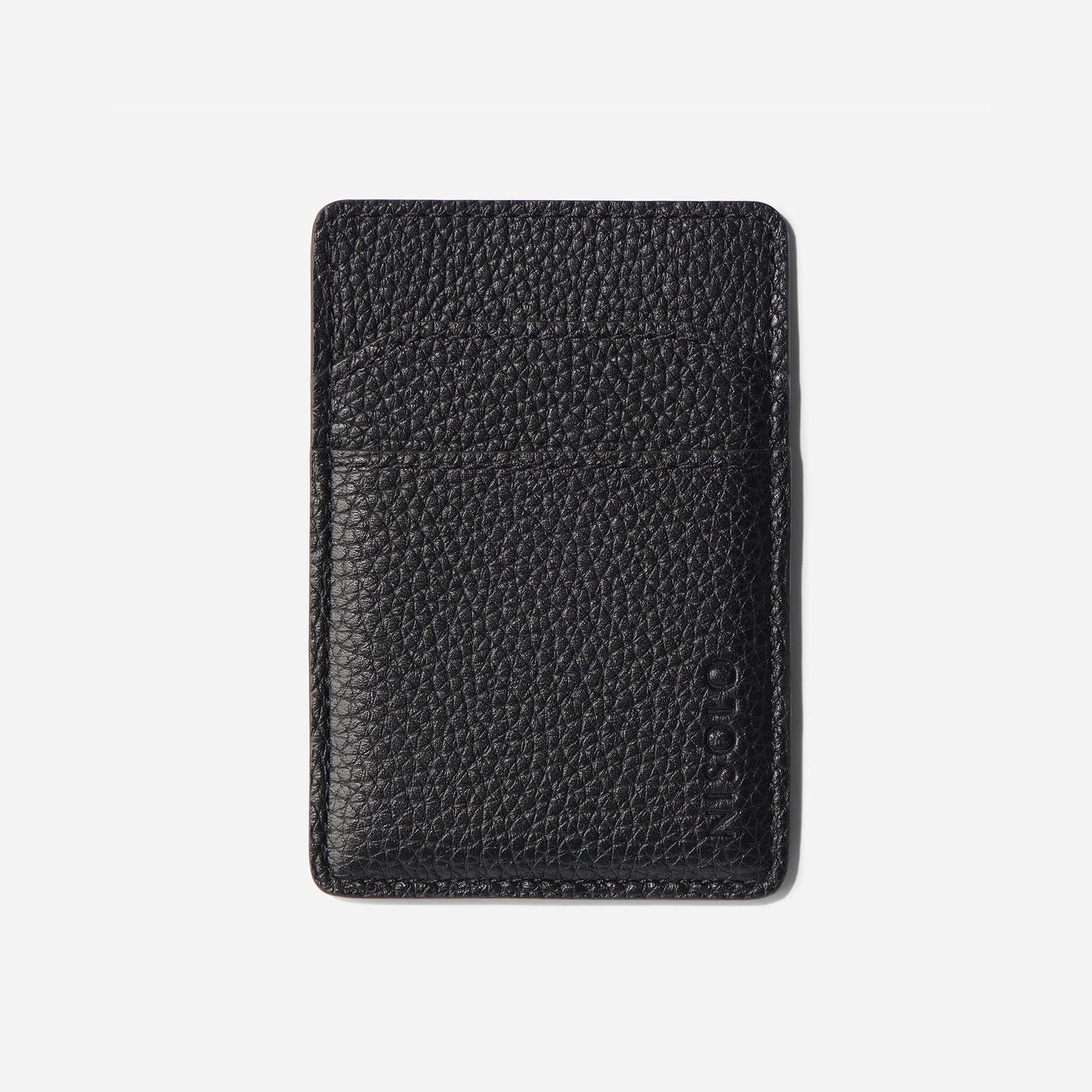 Nico Card Case Wallet Black -NISOLO
