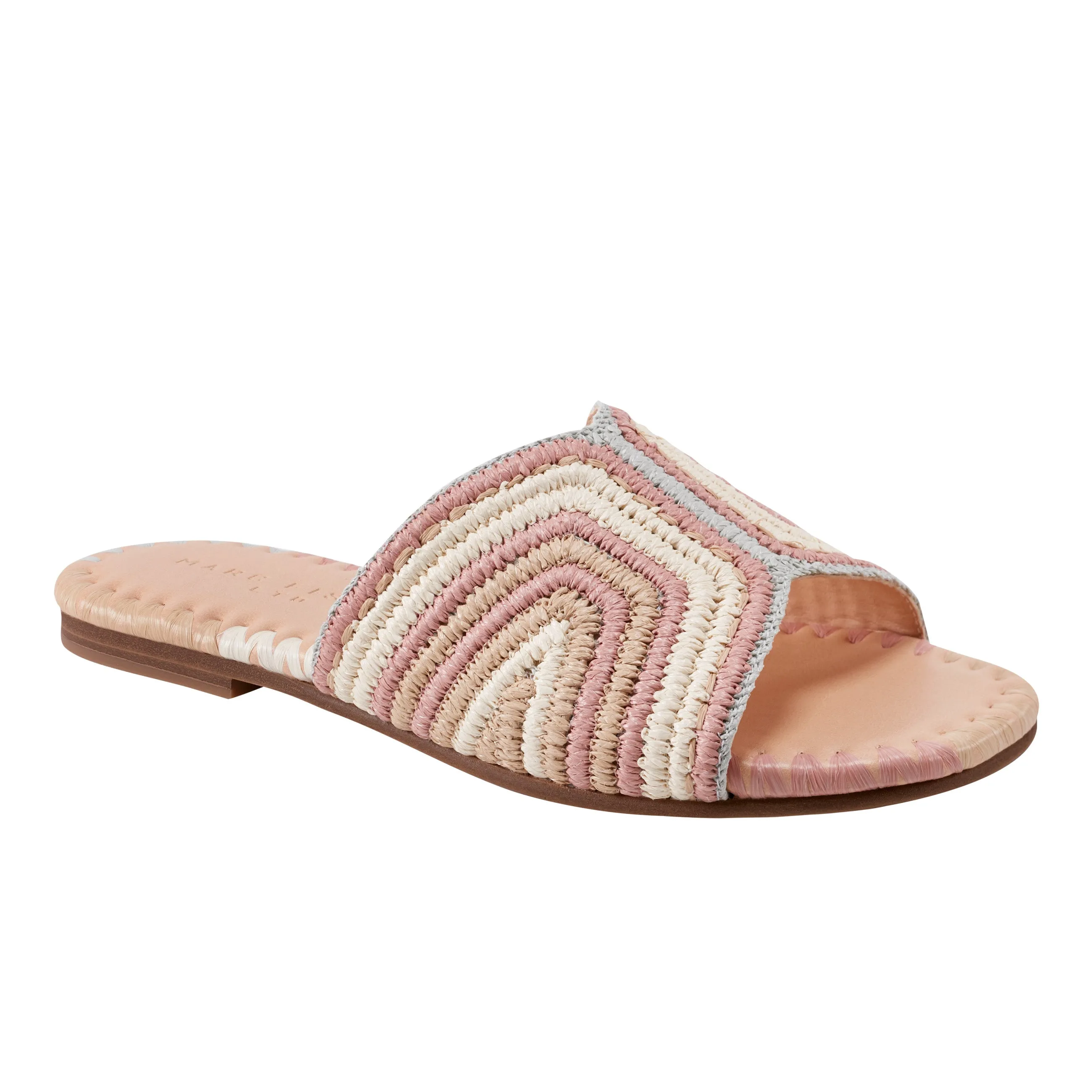 Nottie Flat Slide Sandal -MARC FISHER