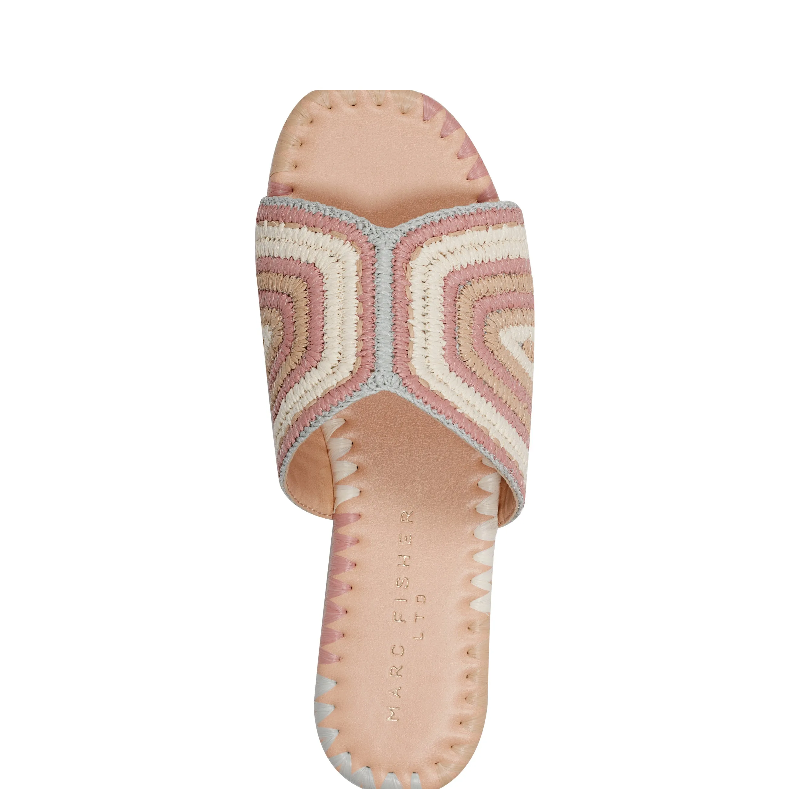 Nottie Flat Slide Sandal -MARC FISHER