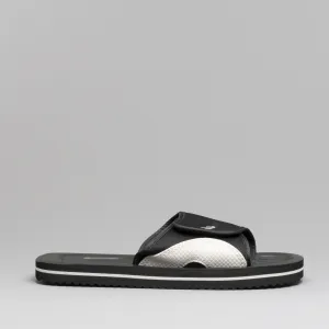 PDQ M275A Unisex Touch Fasten Strap Beach Sliders Black