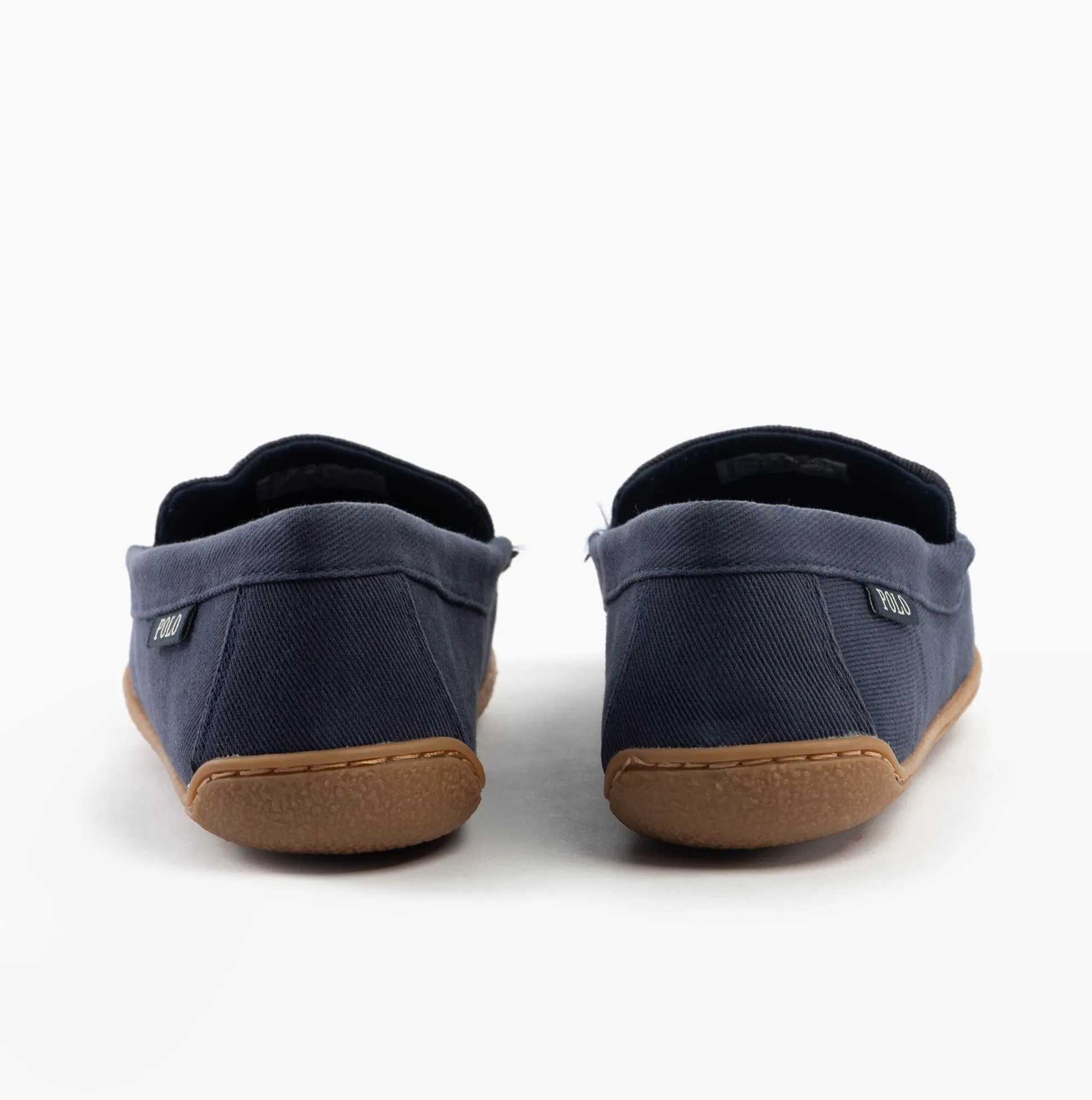 Polo Ralph Lauren BRENAN Mens Slippers Navy/Paper White