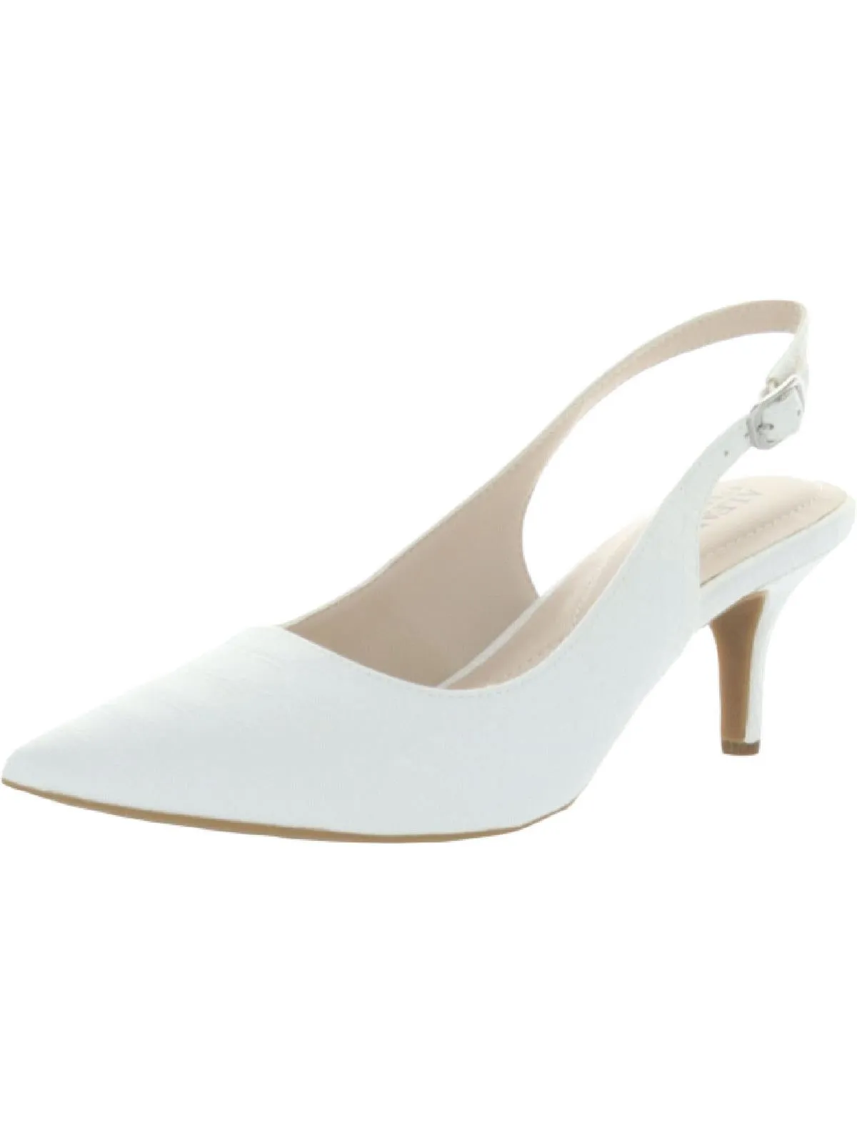 Reformation Babbsy Womens Pointed Toe Slingback Heels