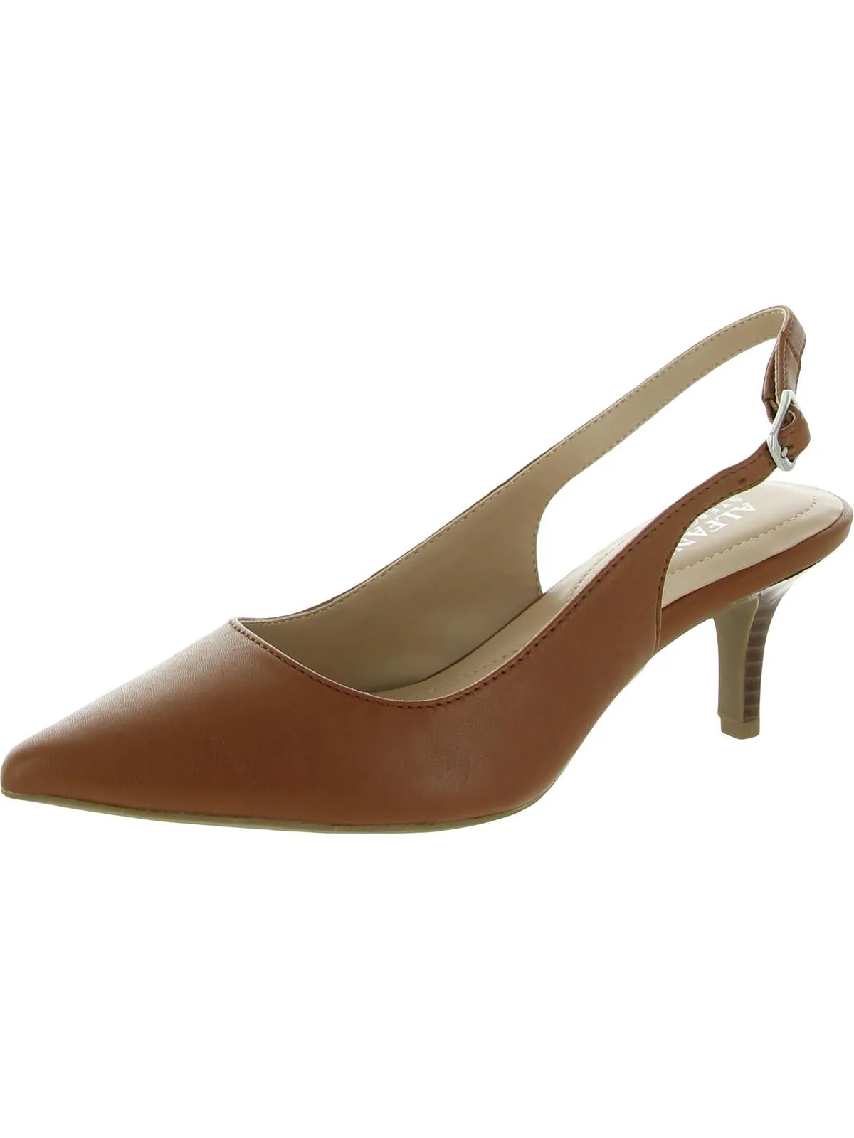 Reformation Babbsy Womens Pointed Toe Slingback Heels