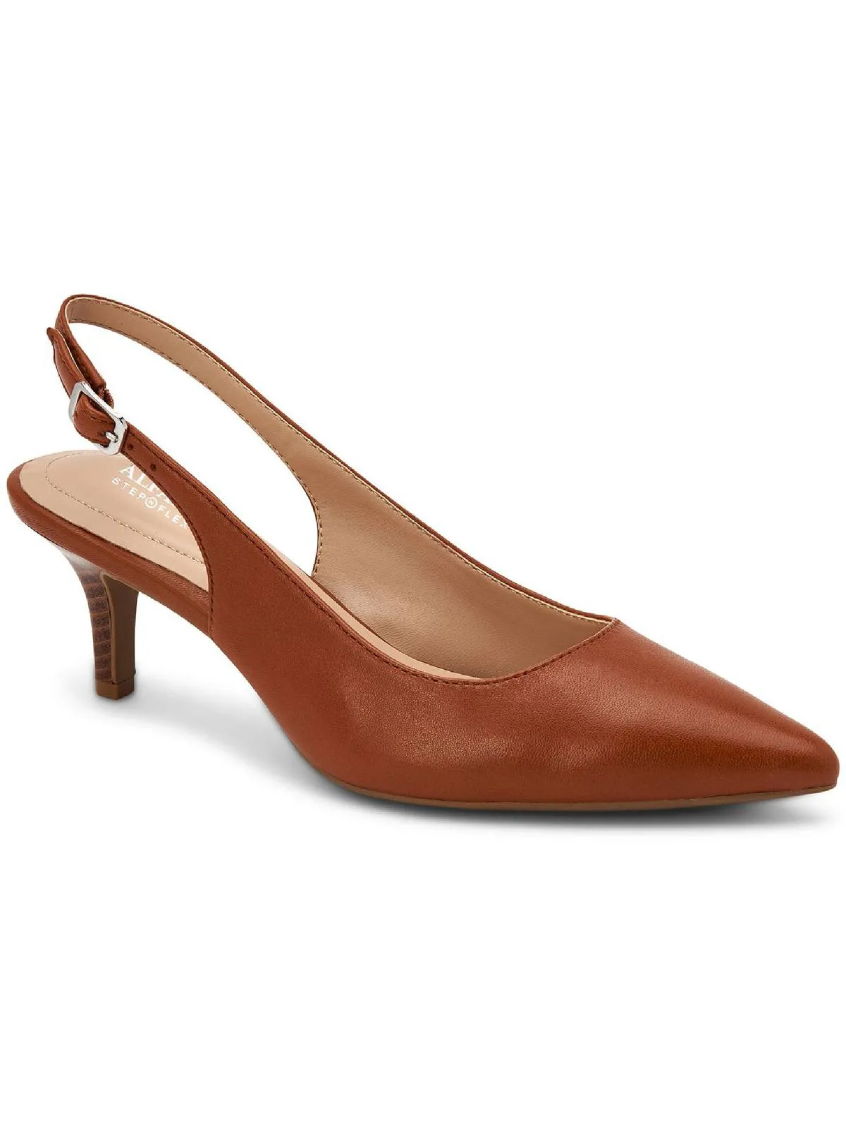 Reformation Babbsy Womens Pointed Toe Slingback Heels