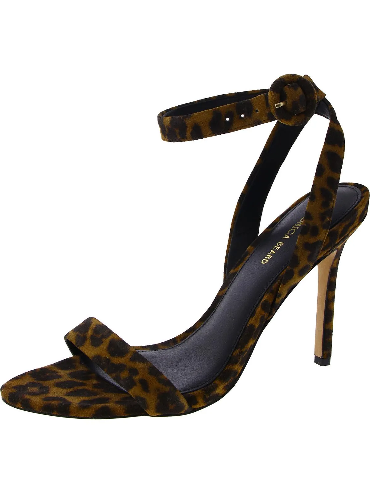 Reformation Darcelle Sing Womens Suede Ankle Strap Heels