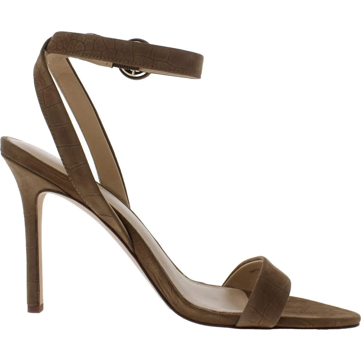 Reformation Darcelle Sing Womens Suede Ankle Strap Heels