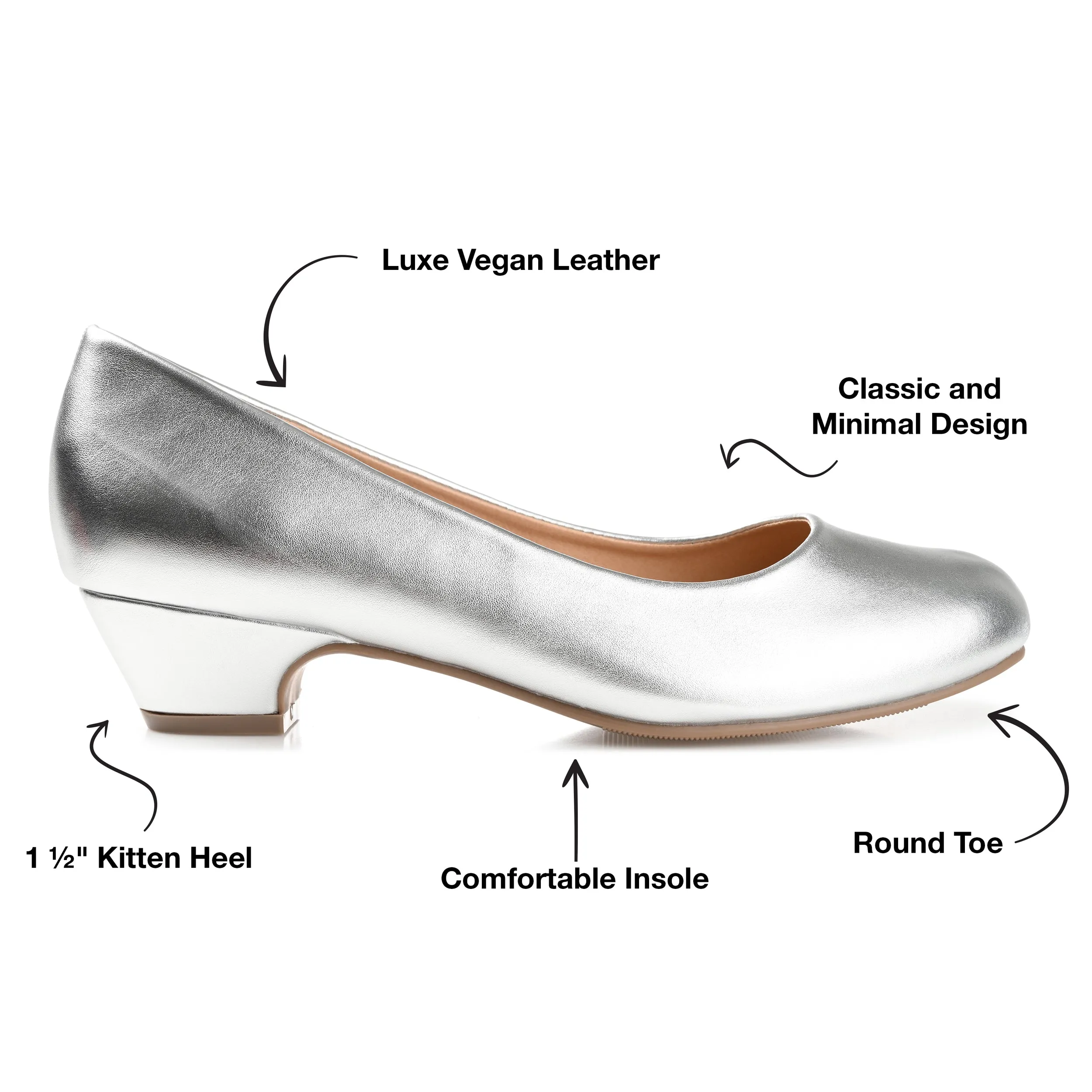 Reformation Journee Collection Women's Comfort Wide Width Saar Pump