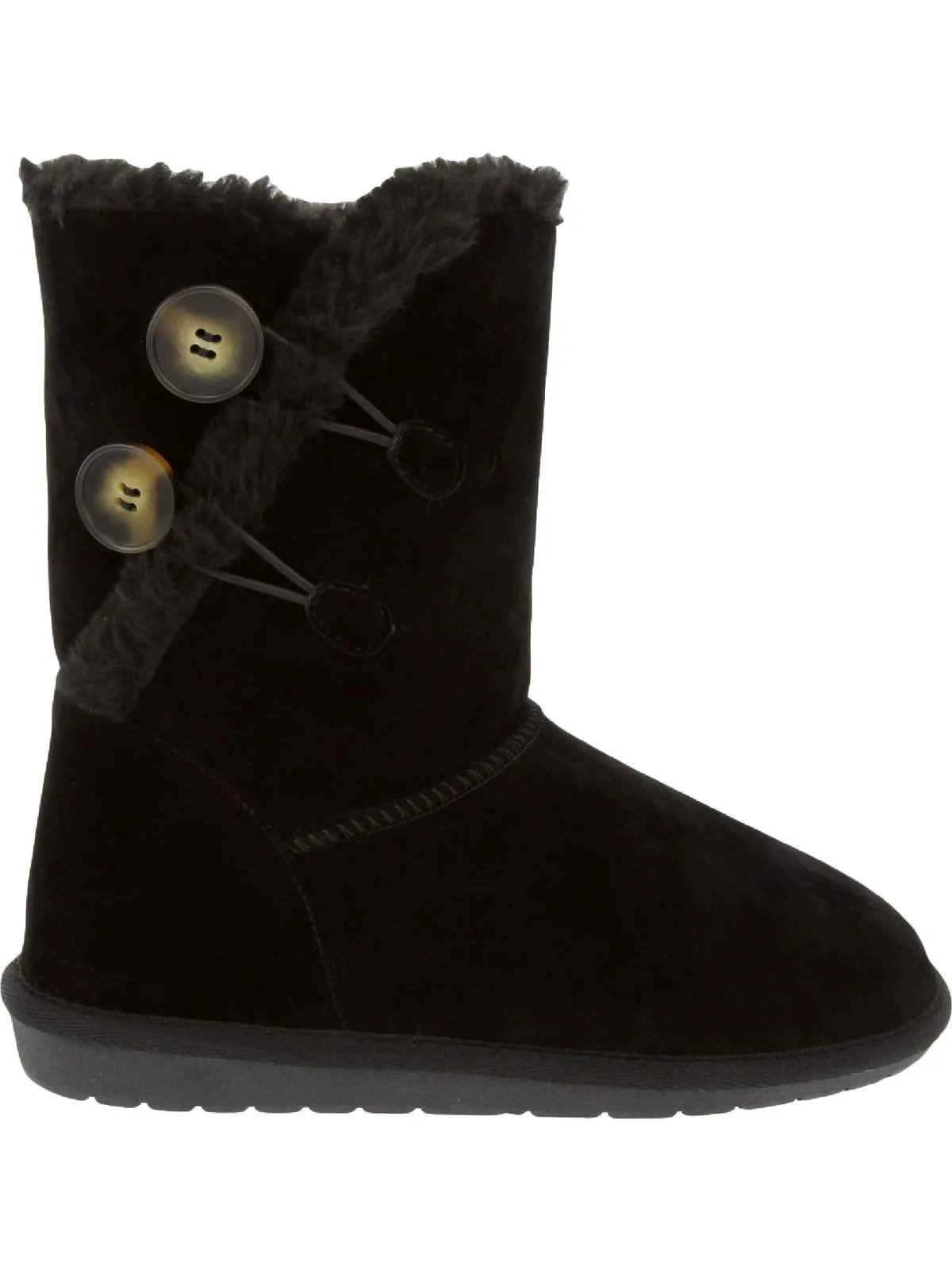 Reformation Marty Womens Faux Suede Cold Weather Winter & Snow Boots