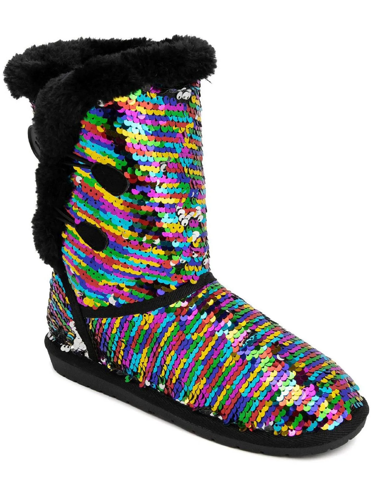 Reformation Marty Womens Faux Suede Cold Weather Winter & Snow Boots