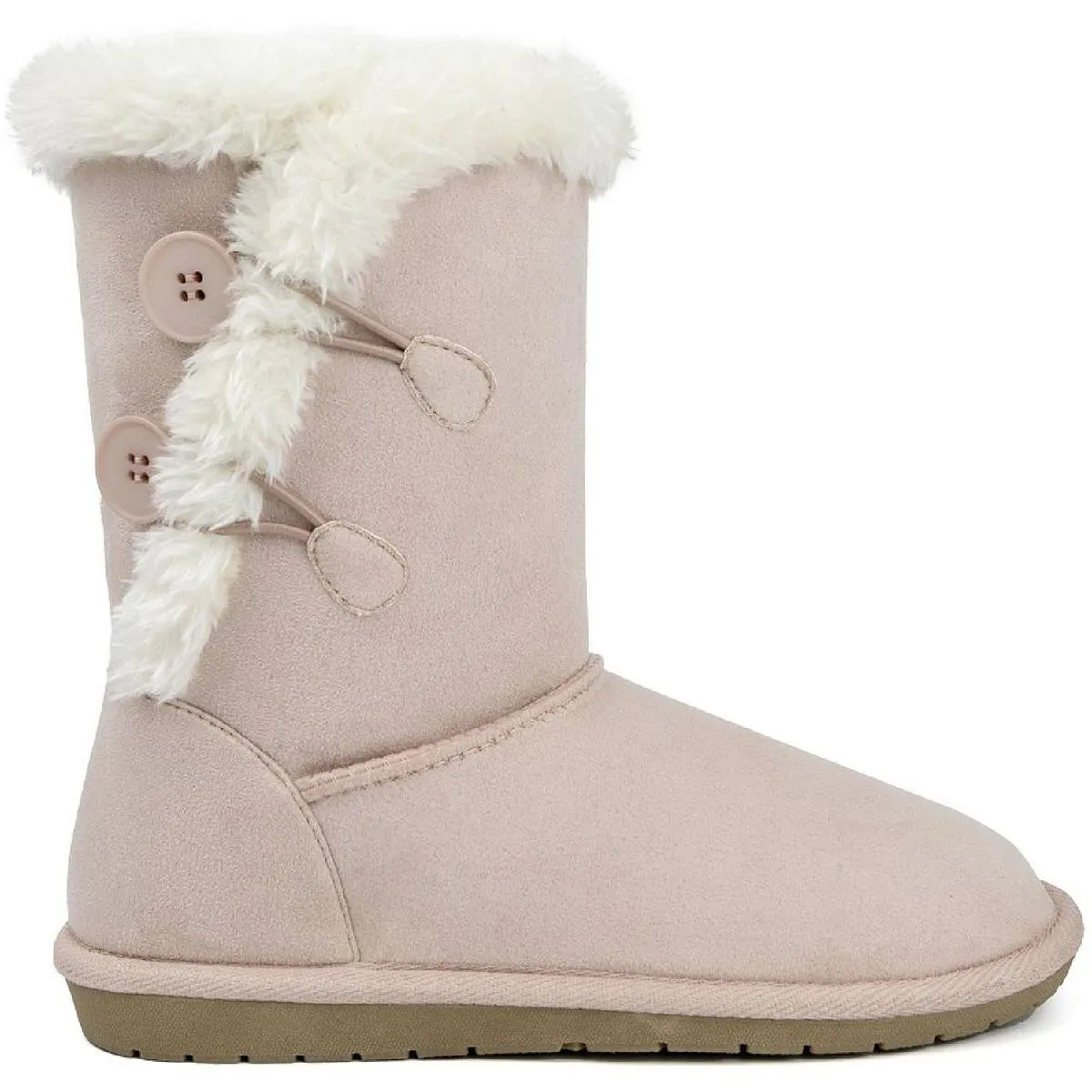 Reformation Marty Womens Faux Suede Cold Weather Winter & Snow Boots