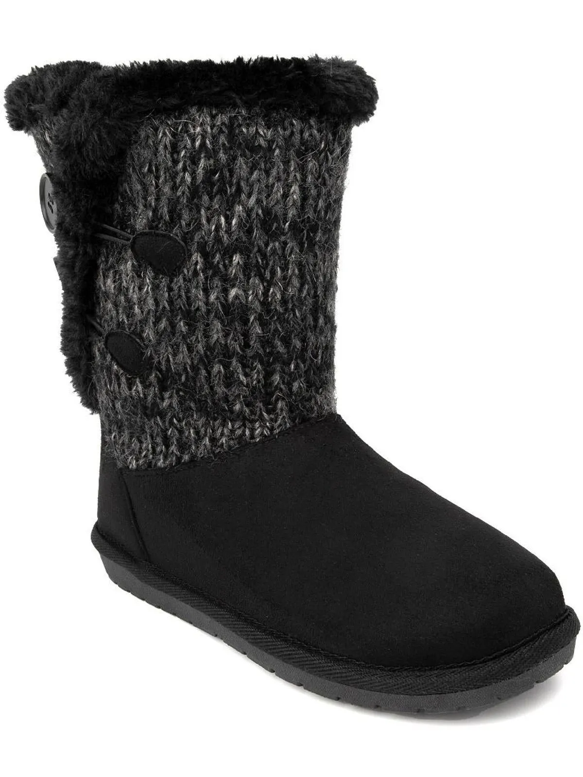 Reformation Marty Womens Faux Suede Cold Weather Winter & Snow Boots