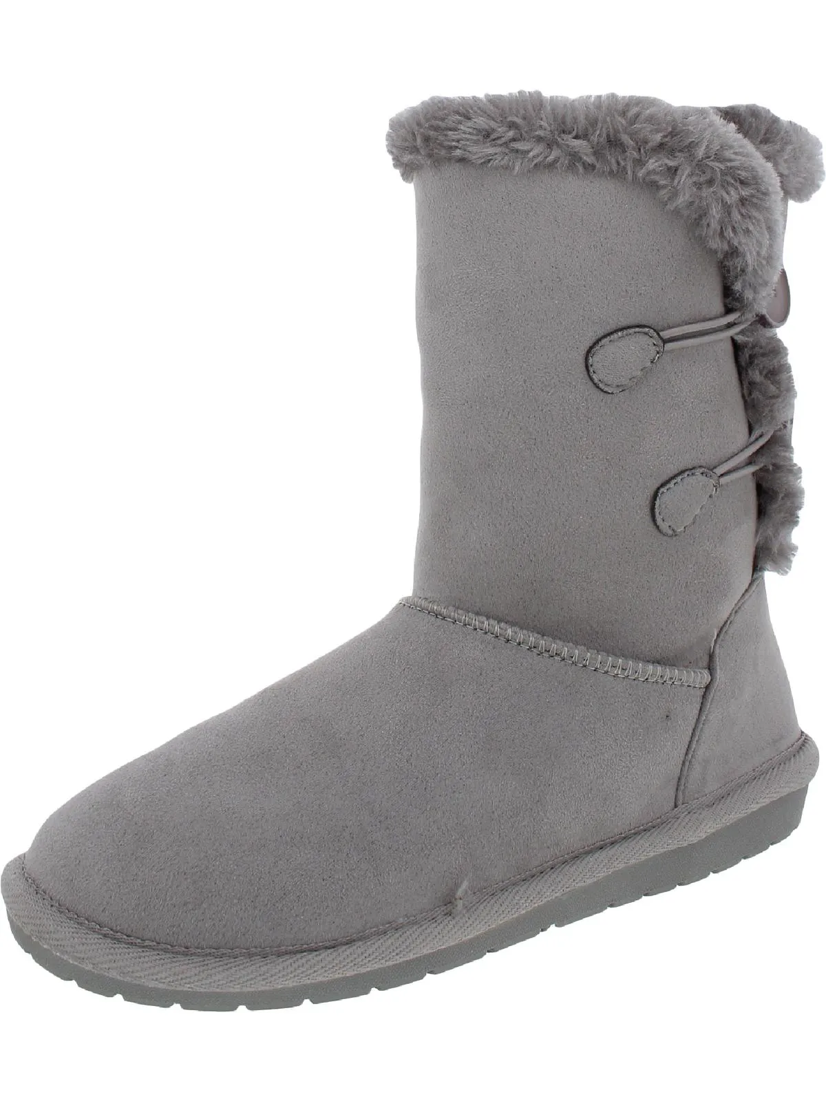 Reformation Marty Womens Faux Suede Cold Weather Winter & Snow Boots