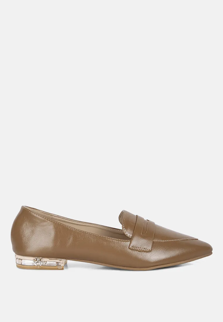 Reformation peretti flat formal loafers