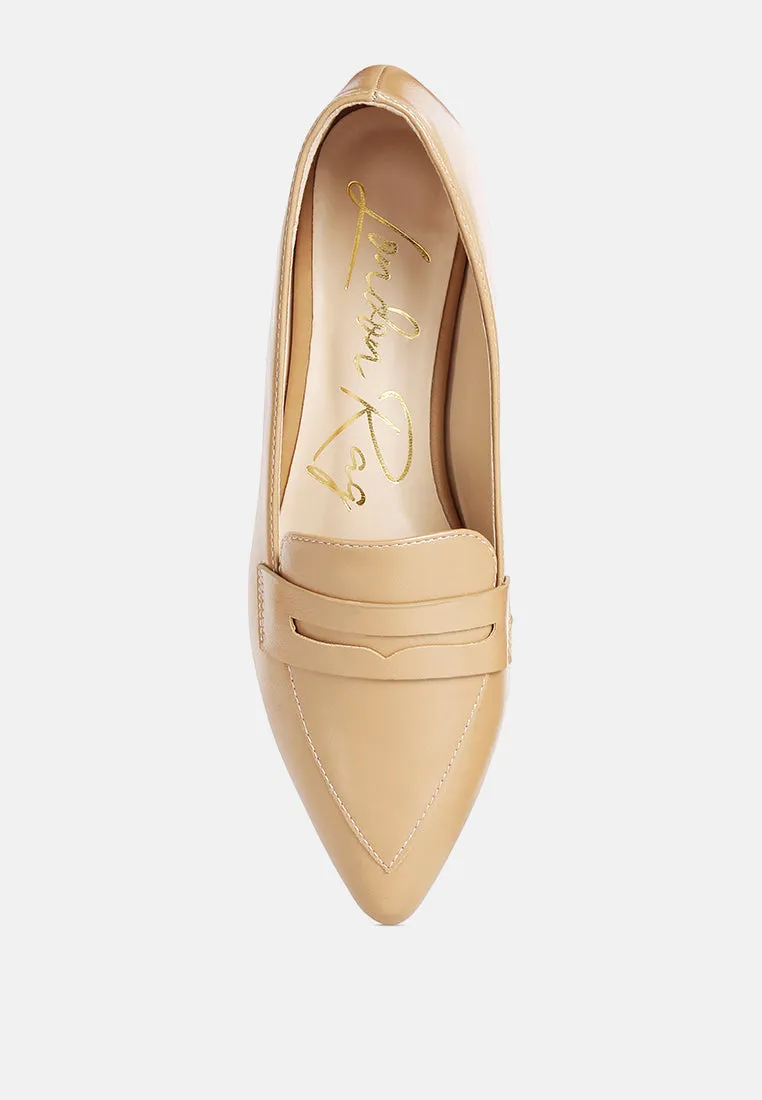 Reformation peretti flat formal loafers