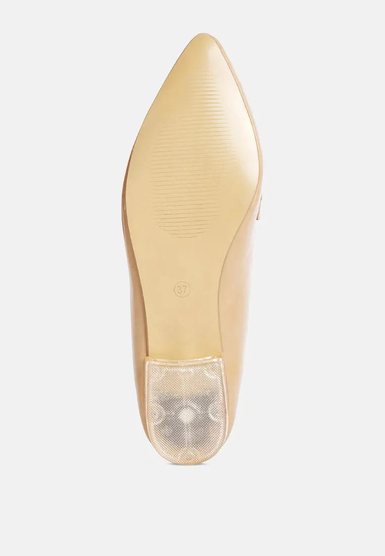 Reformation peretti flat formal loafers