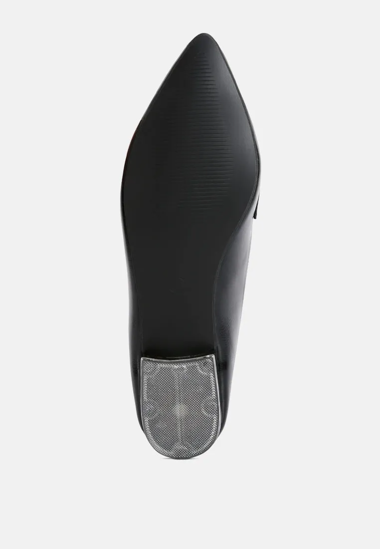 Reformation peretti flat formal loafers