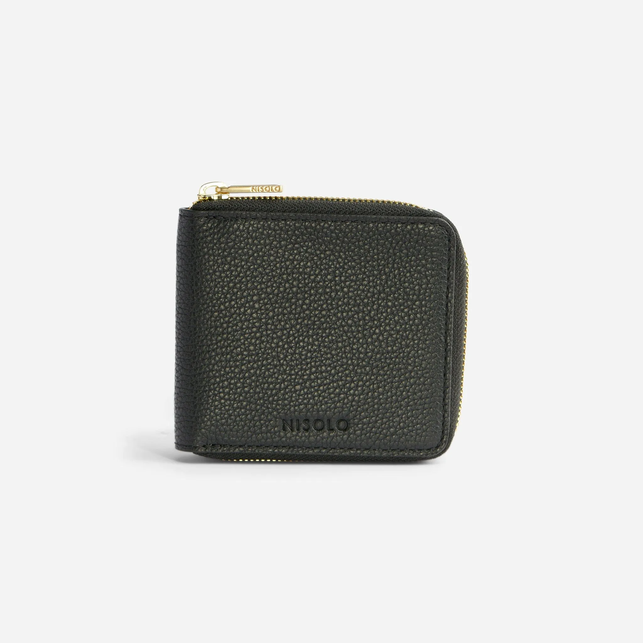 Remi Zip Wallet Black -NISOLO