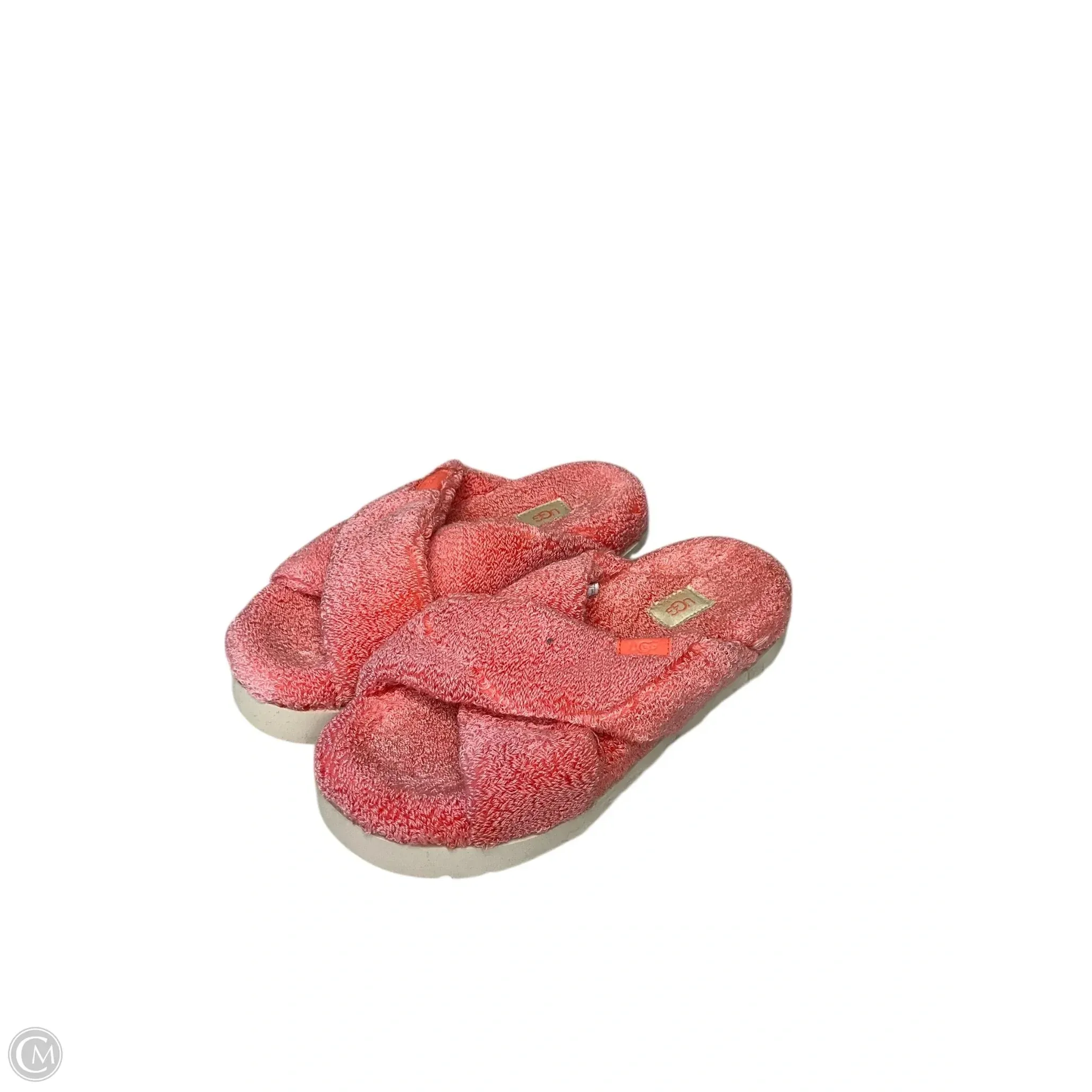 Sandals Designer By Ugg In Pink, Size: 9