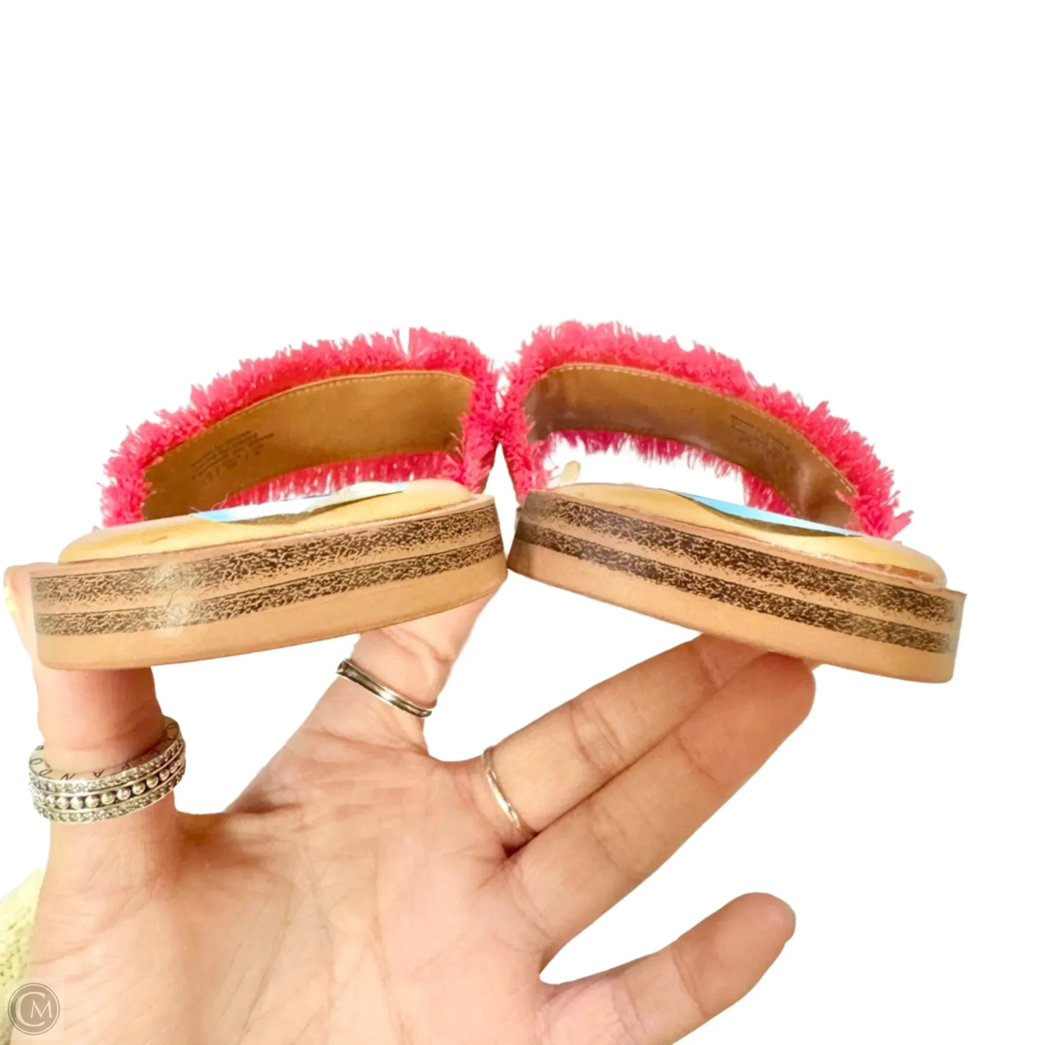 Sandals Flats By Aldo In Pink, Size: 7.5
