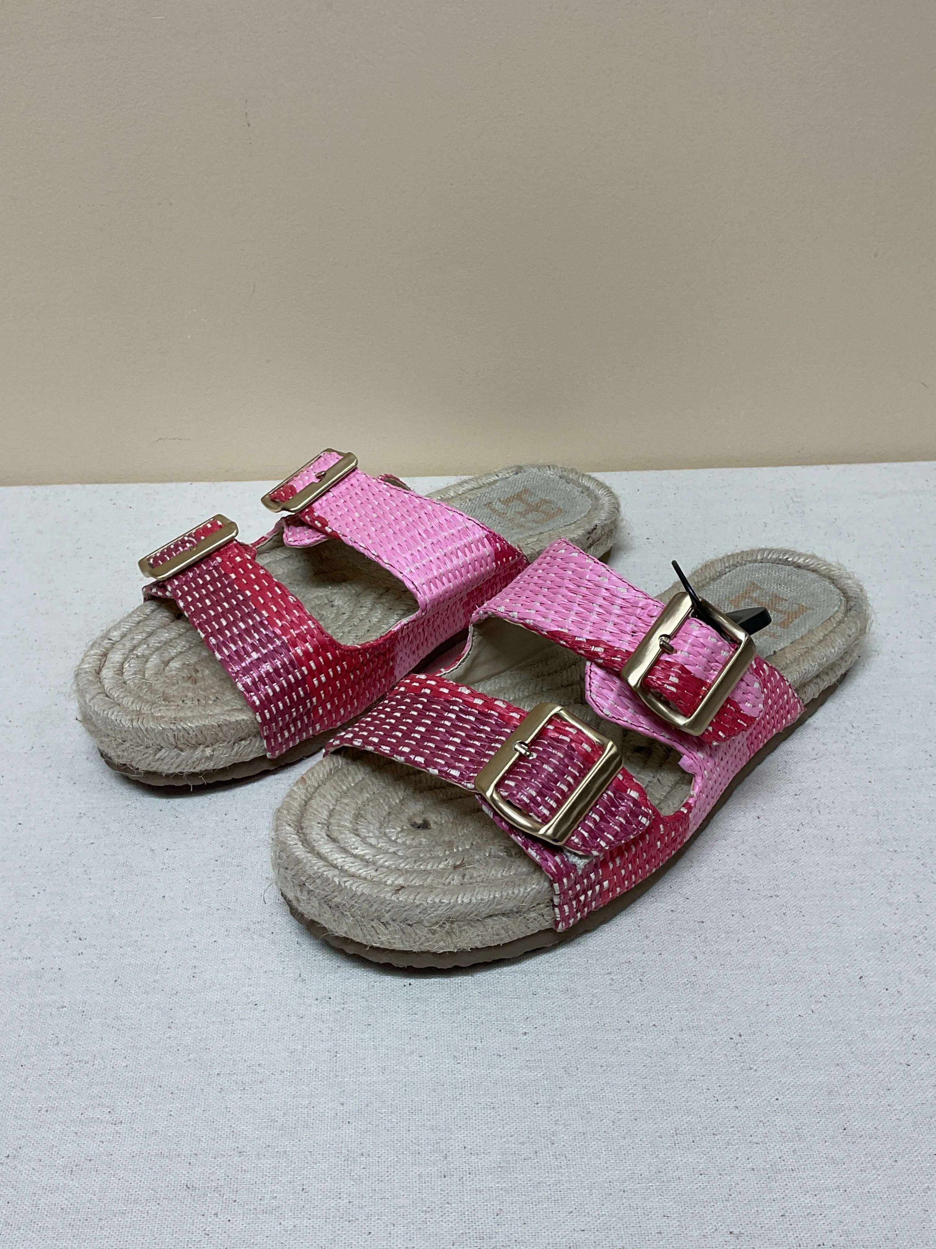 Sandals Flats By Haute Hippie In Pink, Size:9