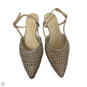 Sandals Flats By Jessica Simpson In Gold, Size: 9.5