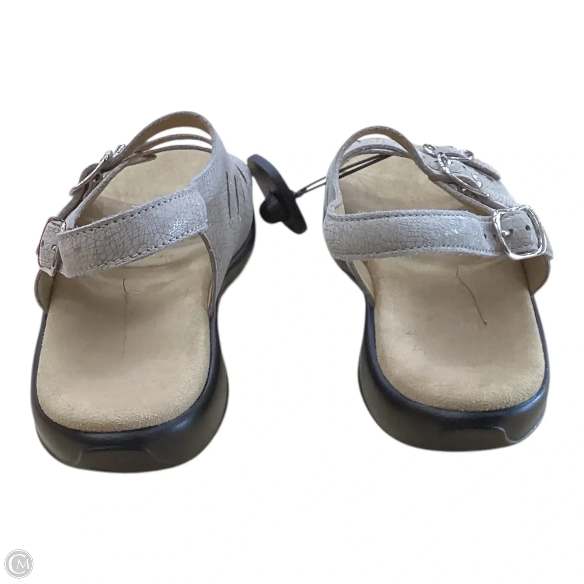 Sandals Flats By Sas In Grey, Size: 9.5
