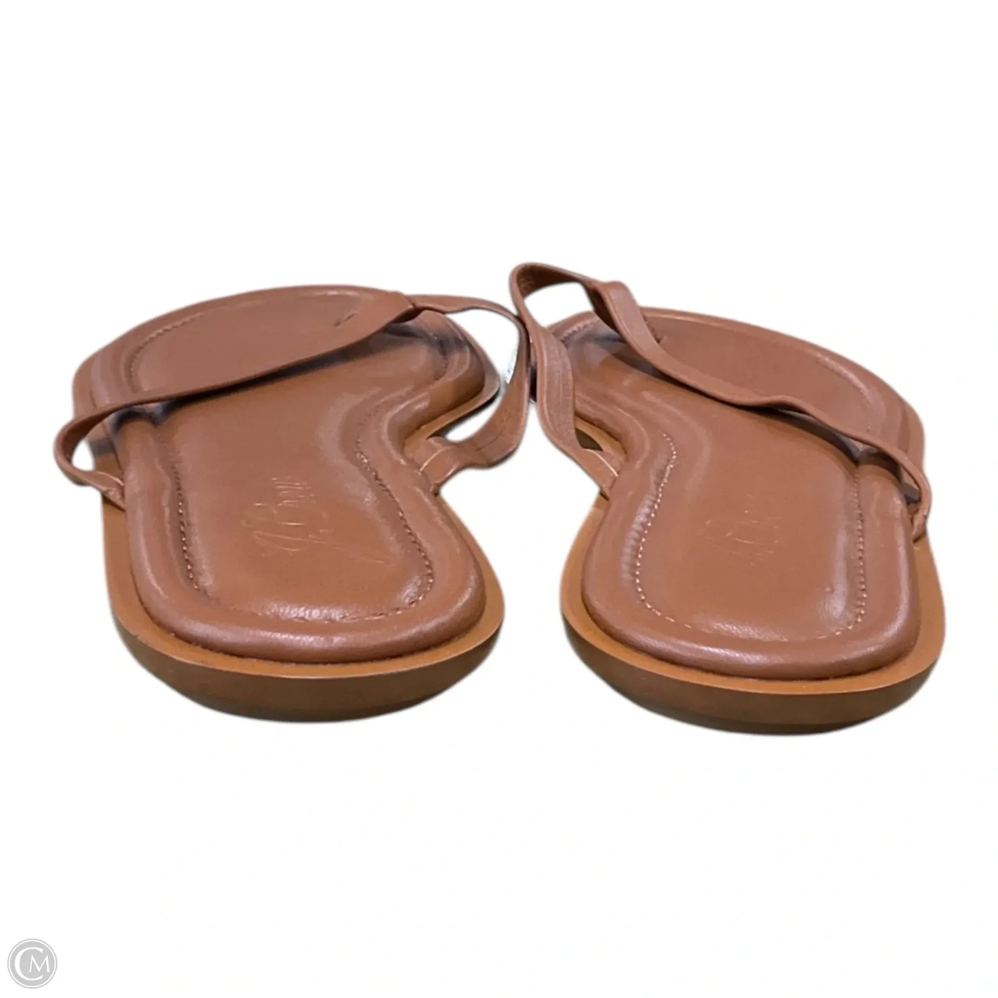 Sandals Flip Flops By J. Crew In Brown, Size: 9.5
