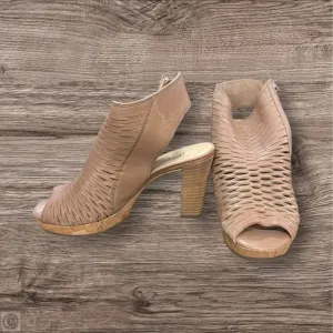 Sandals Heels Block By Paul Green In Tan, Size: 7