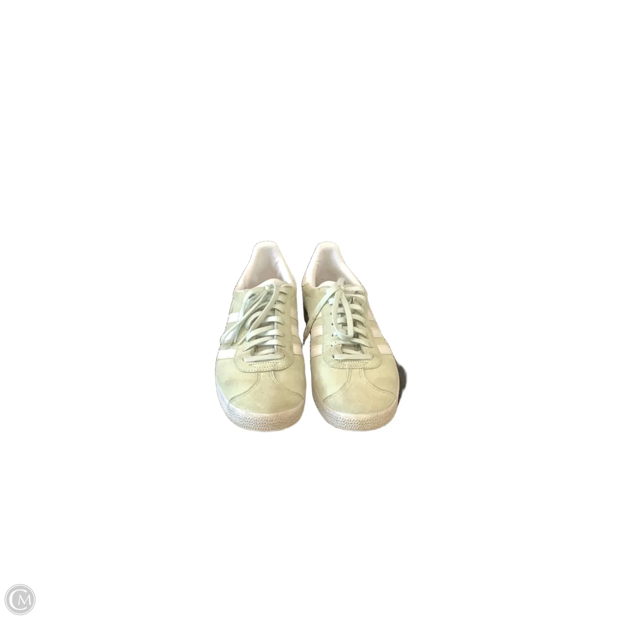 Shoes Athletic By Adidas In Green & White, Size: 9