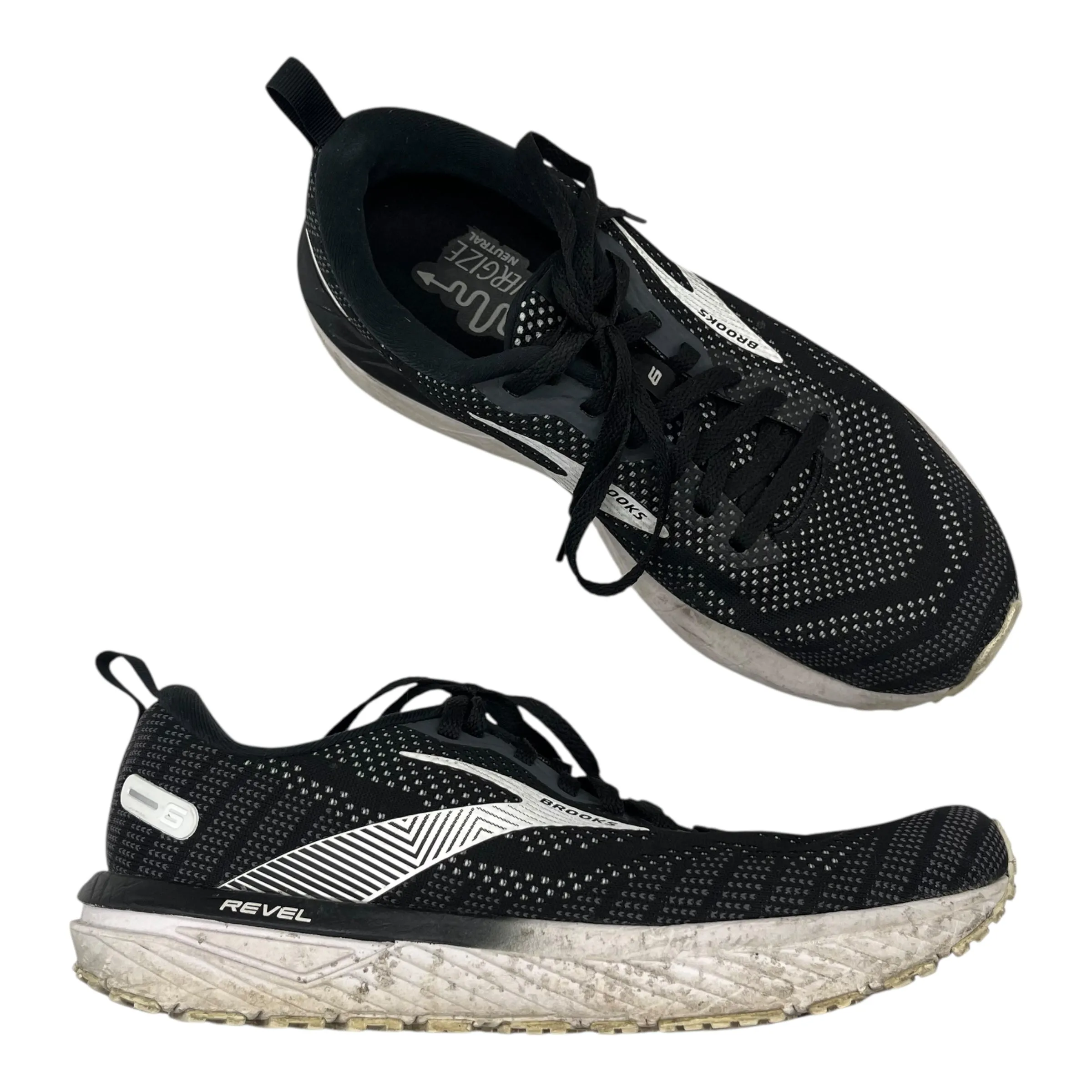 Shoes Athletic By Brooks In Black, Size:8.5