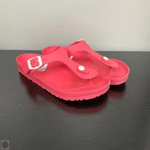 Shoes Flats By Birkenstock In Pink, Size: 7