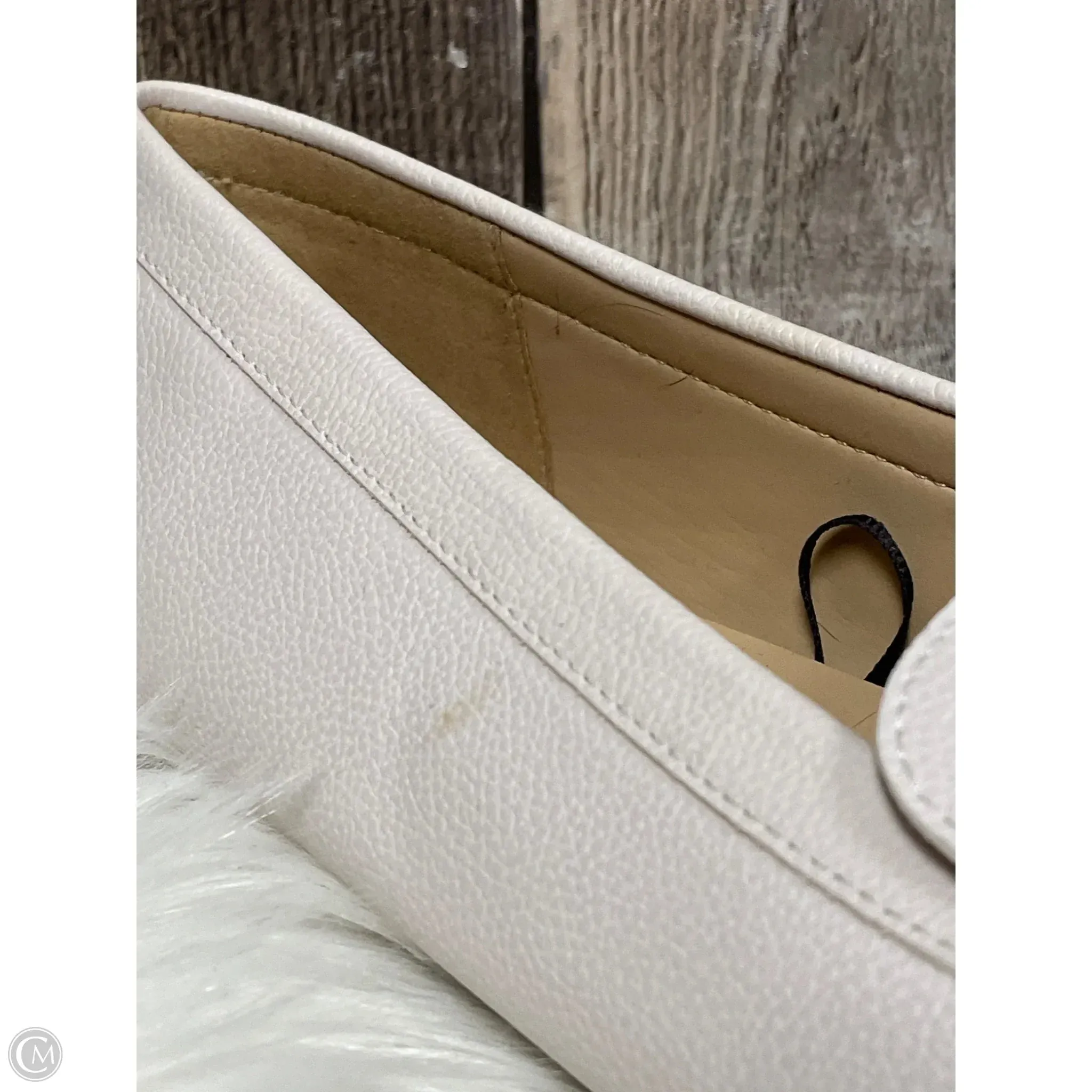 Shoes Flats By Calvin Klein In Ivory, Size: 10