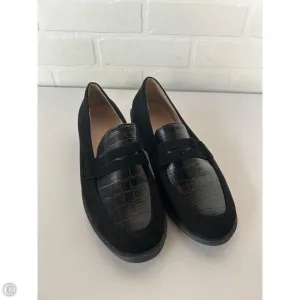 Shoes Flats By Clothes Mentor In Black, Size: 8.5