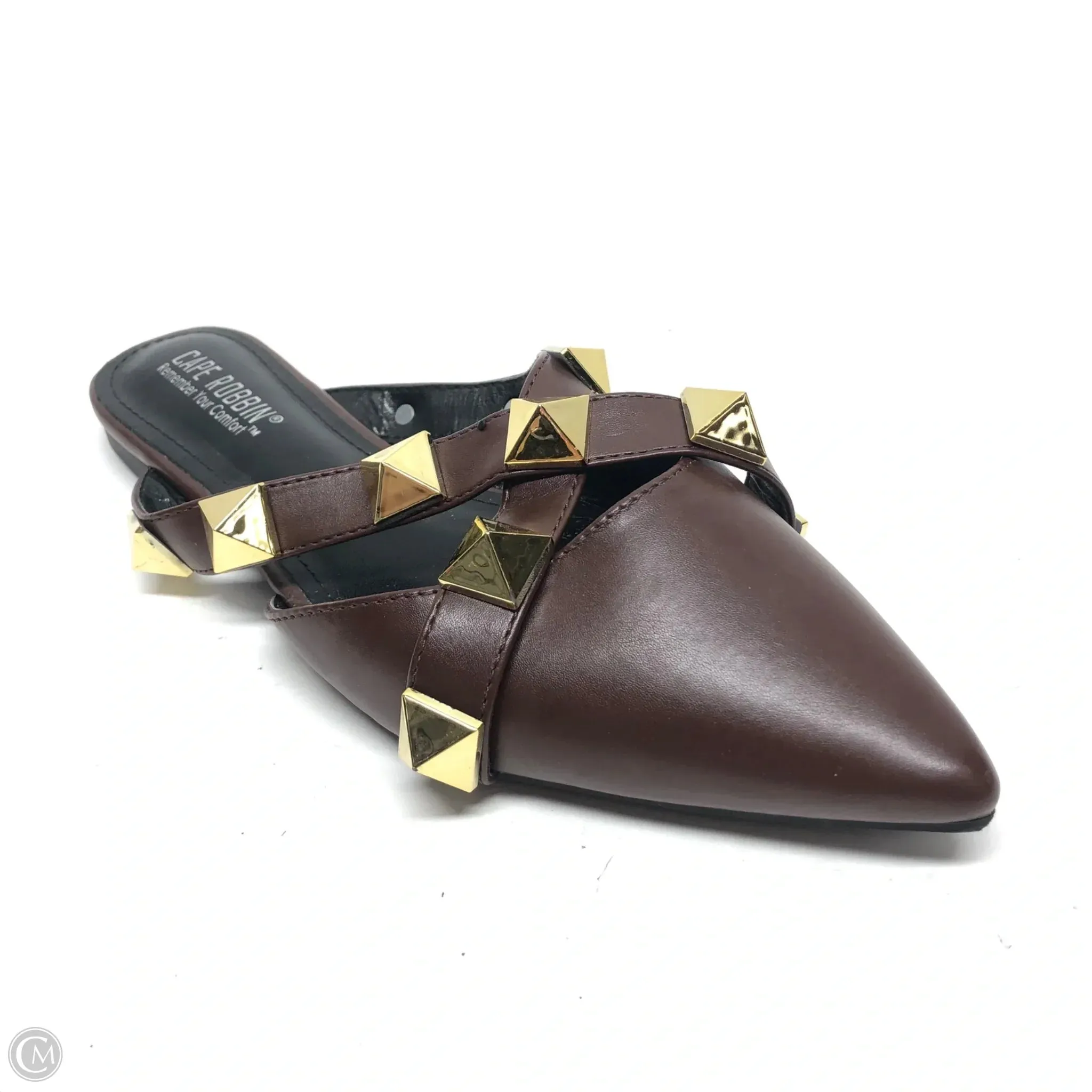Shoes Flats By Clothes Mentor In Brown, Size: 9