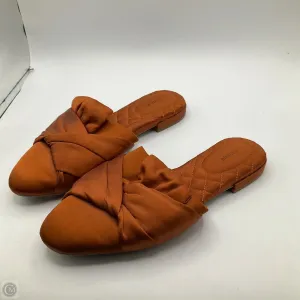 Shoes Flats By Cmb In Orange, Size: 9