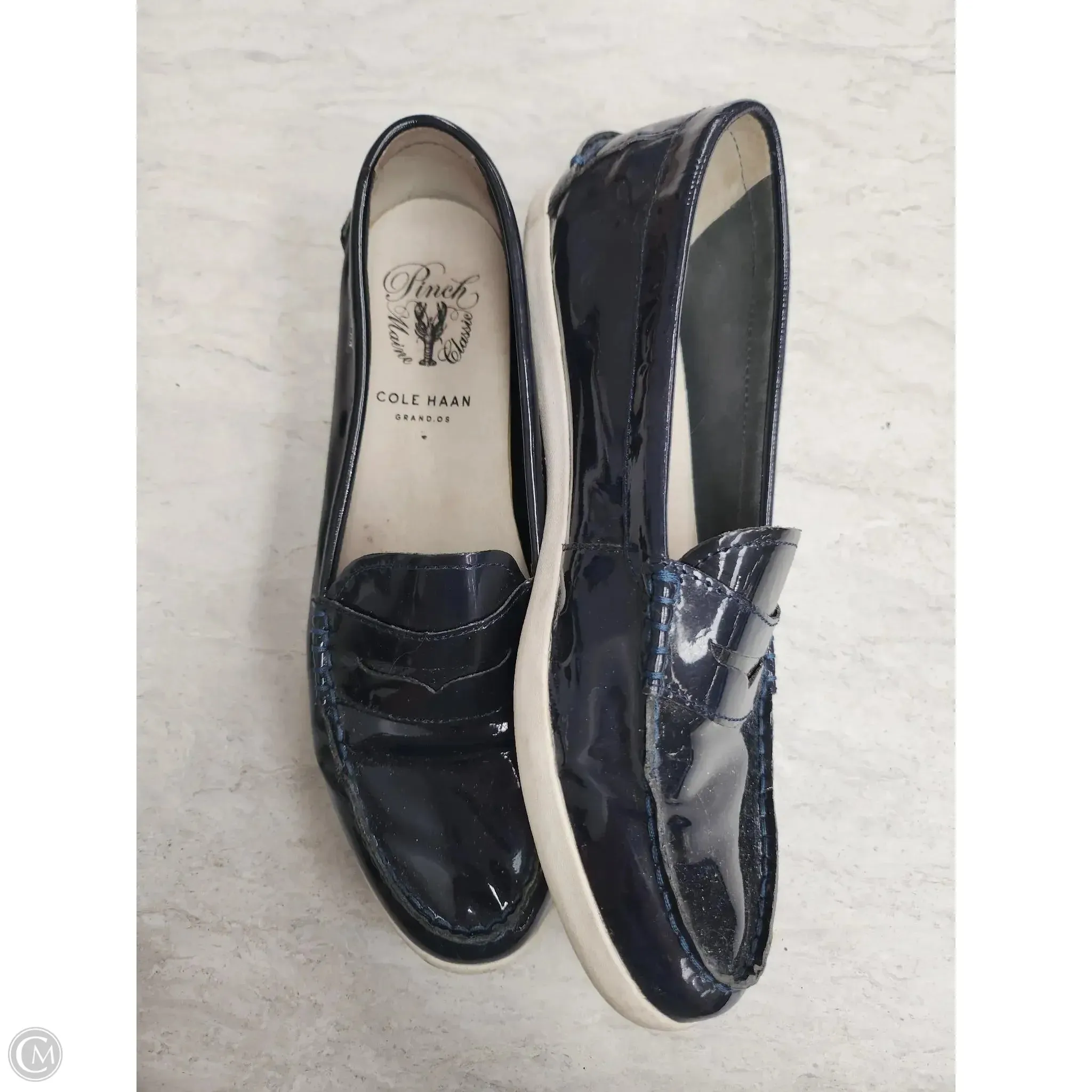 Shoes Flats By Cole-haan In Navy, Size: 9.5