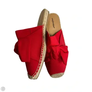 Shoes Flats By Comfortview In Red, Size: 11