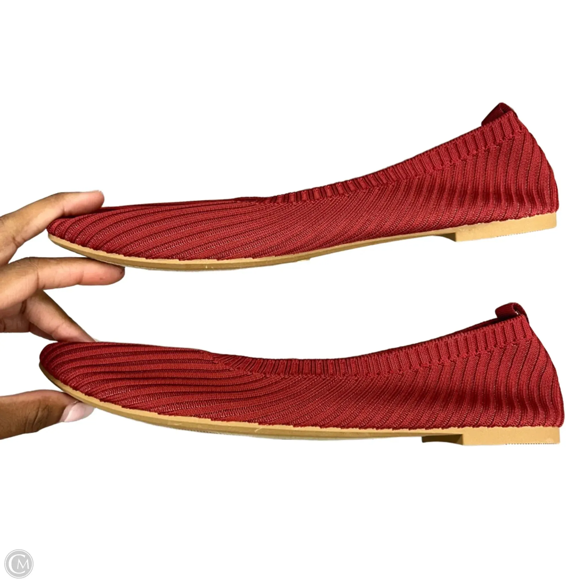 Shoes Flats By Danskin In Red, Size: 10