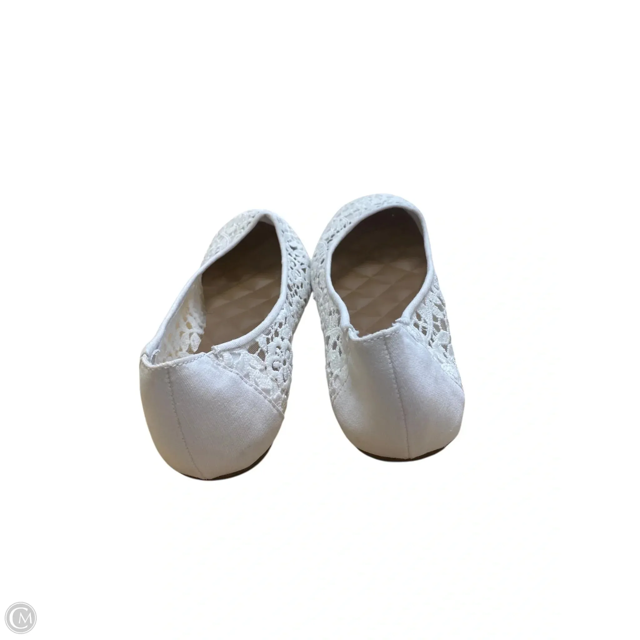 Shoes Flats By Jelly Pop In White, Size: 8