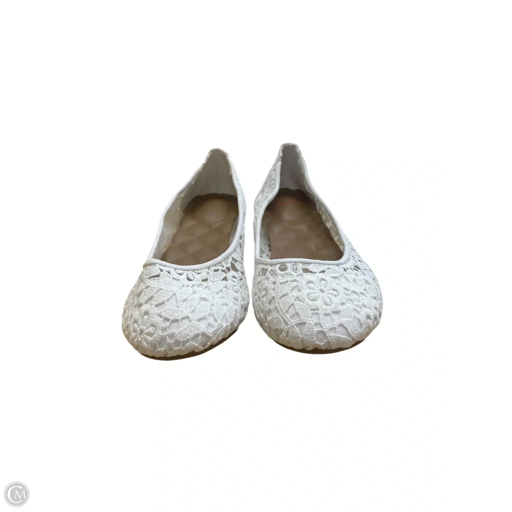 Shoes Flats By Jelly Pop In White, Size: 8