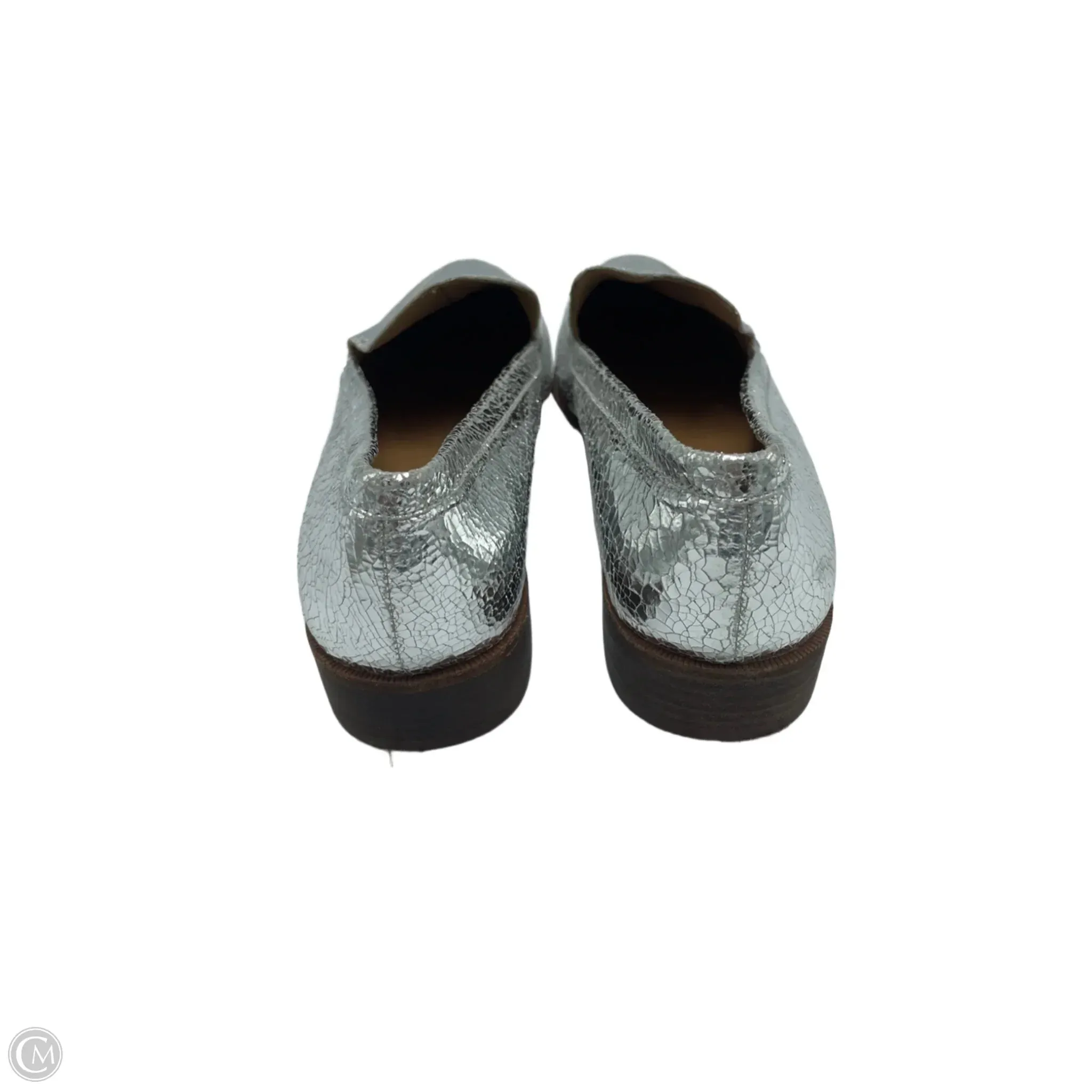 Shoes Flats By Madewell In Silver, Size: 11