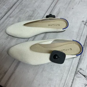 Shoes Flats By Rothys In Cream, Size:7.5
