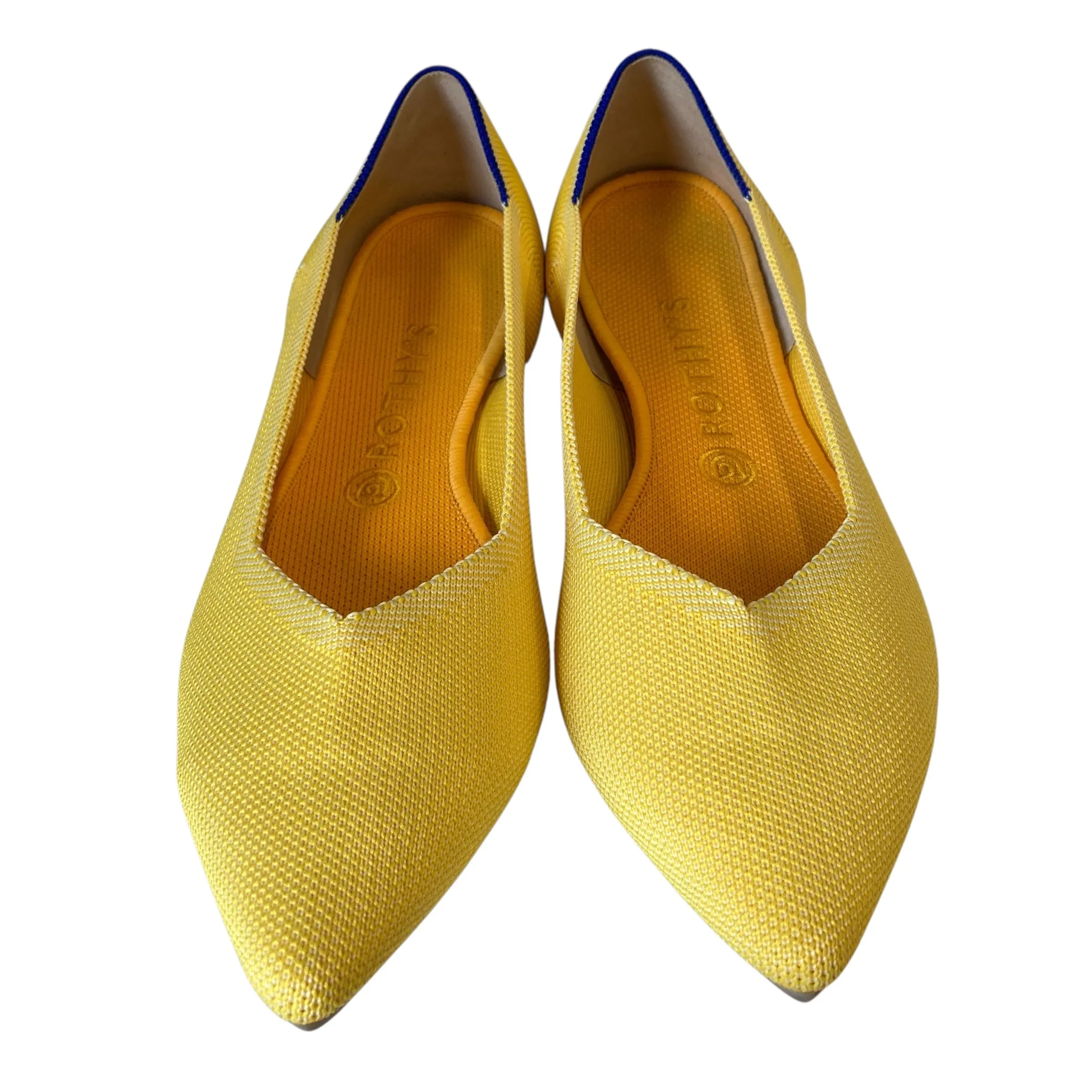 Shoes Flats By Rothys In Yellow, Size:10.5