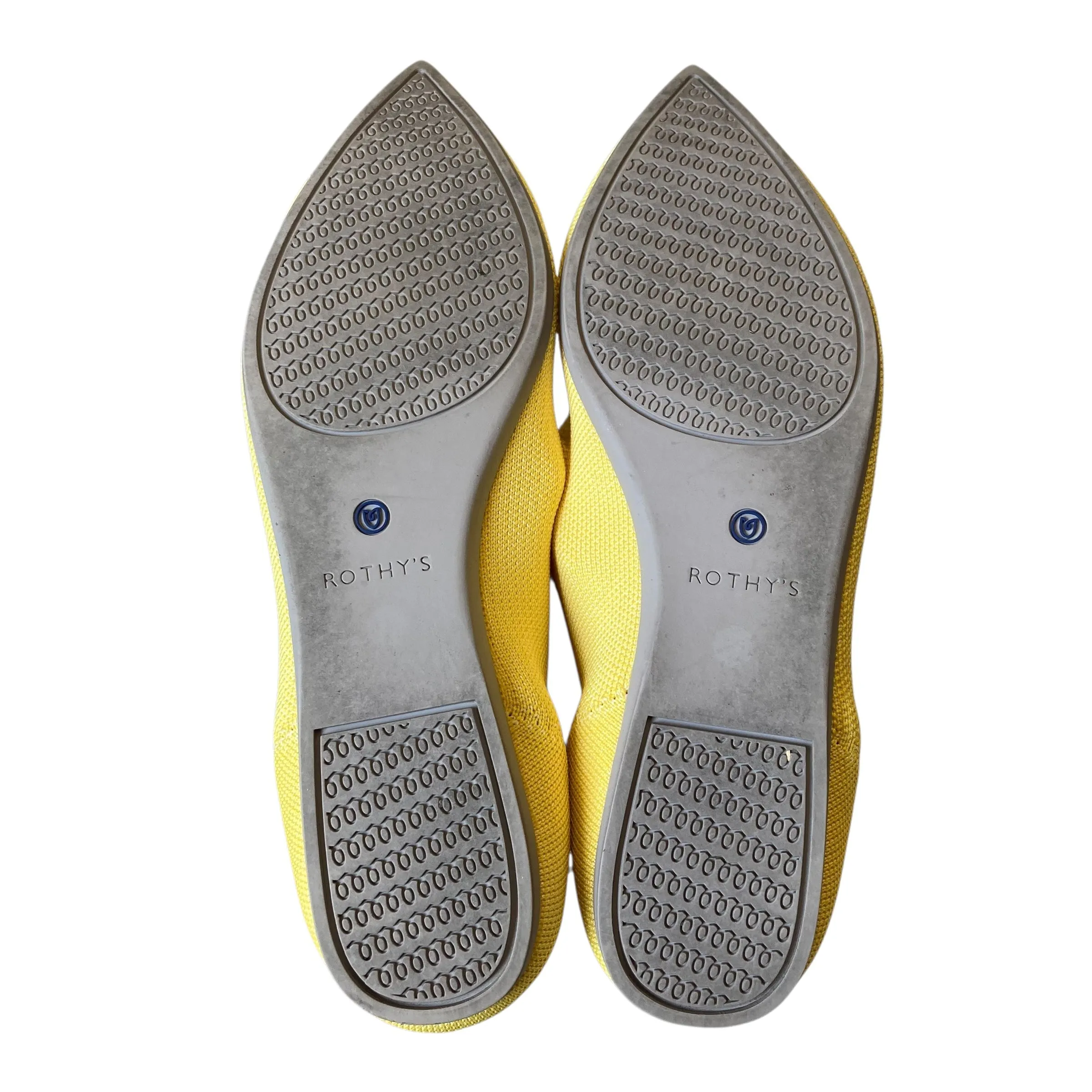 Shoes Flats By Rothys In Yellow, Size:10.5