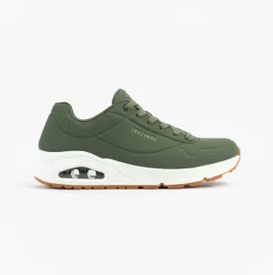 Skechers UNO - STAND ON AIR Mens Trainers Olive