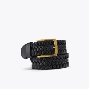 Teyo Woven Belt Black -NISOLO