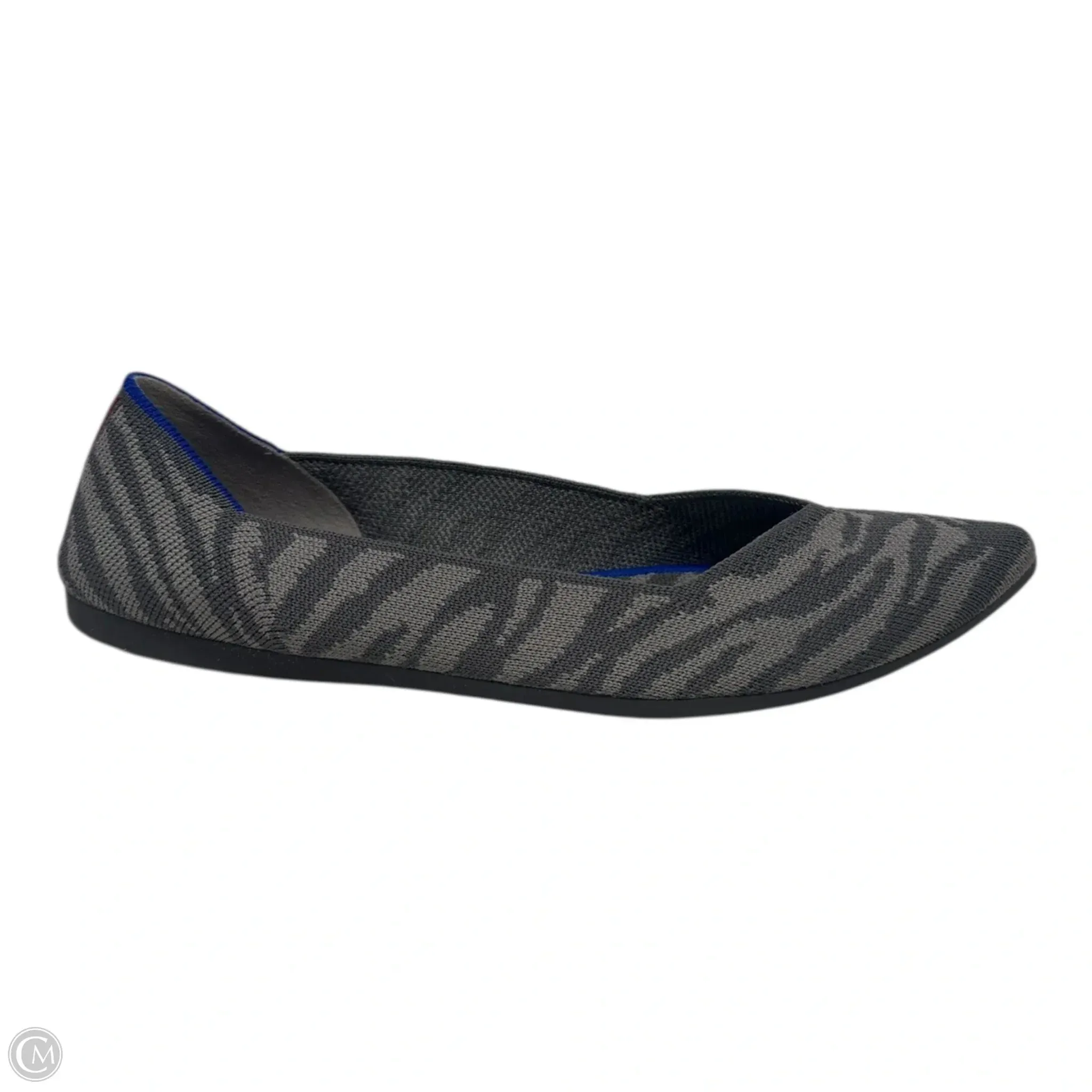The Point By Rothys In Grey Zebra, Size: 9