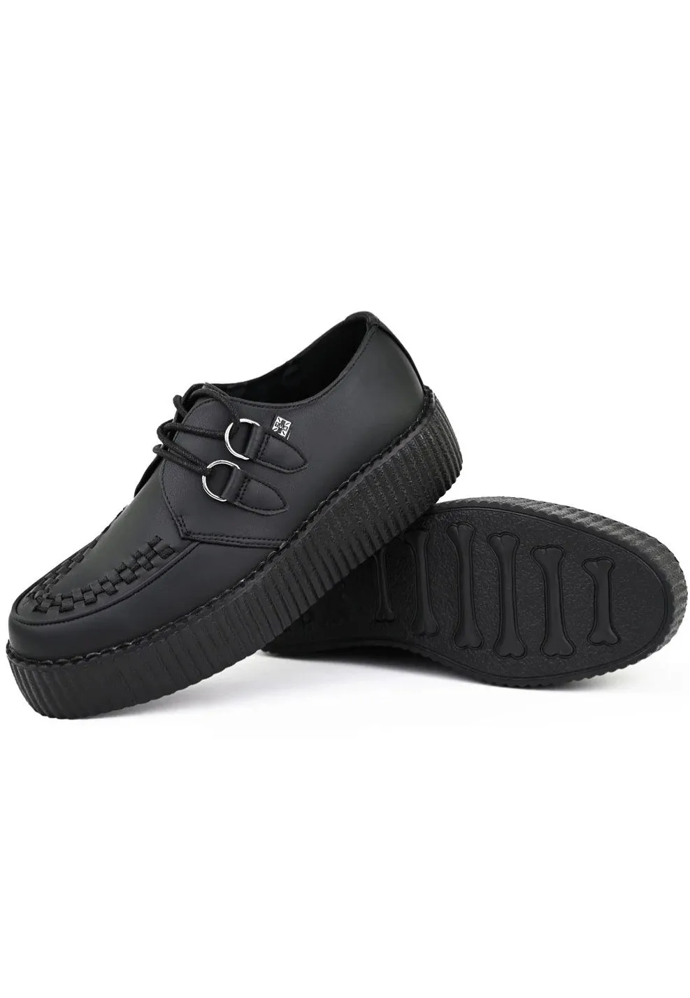T.U.K. - Viva High Sole Black Vegan - Girl Shoes