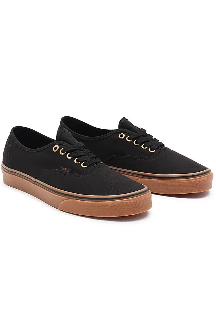 Vans - Authentic Black/Rubber - Shoes