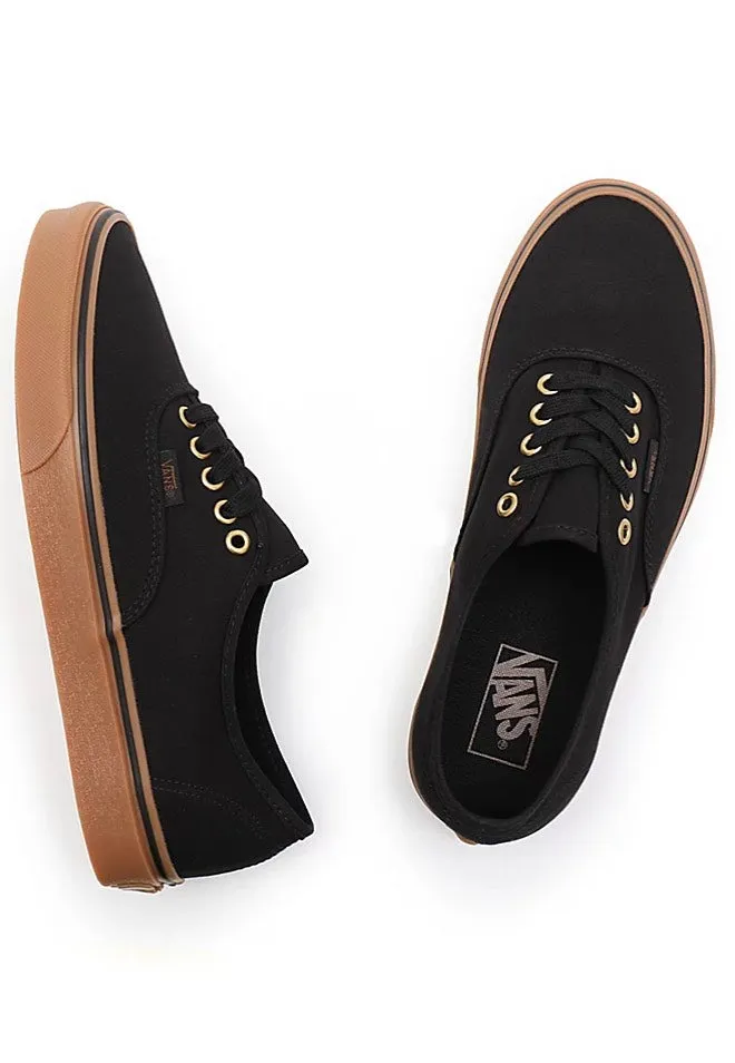 Vans - Authentic Black/Rubber - Shoes